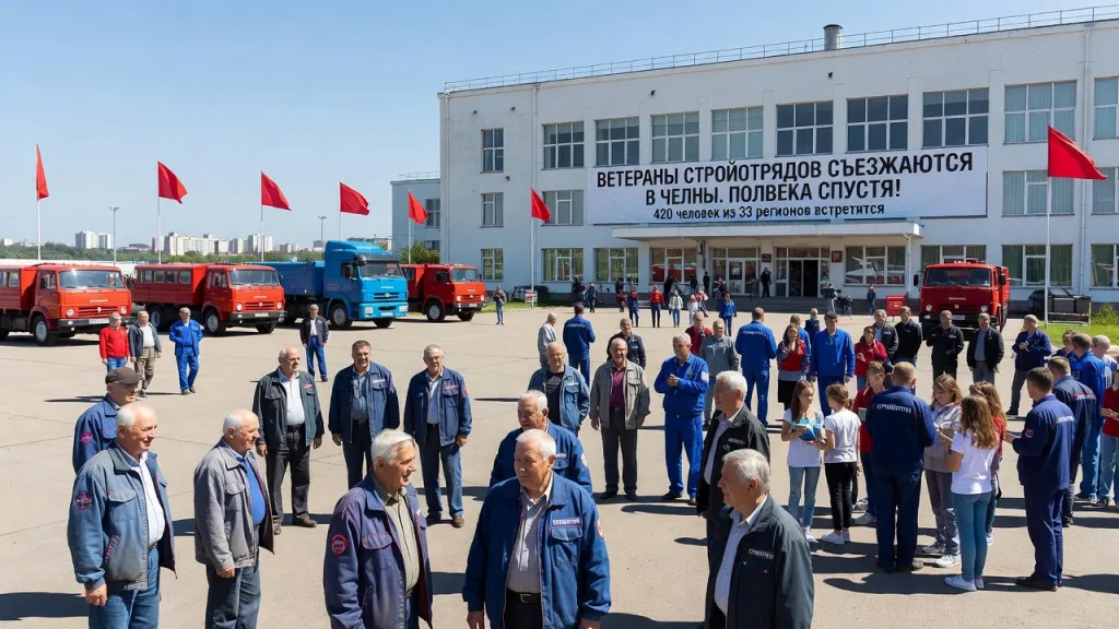 Ветераны стройотрядов съезжаются в Челны. Полвека спустя!