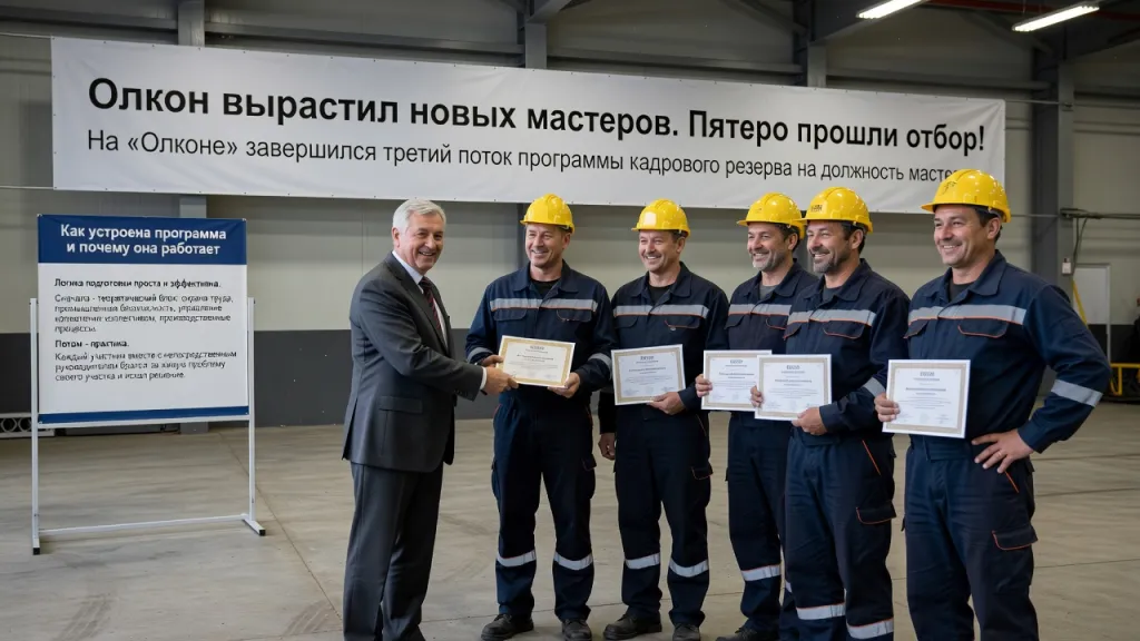 Олкон вырастил новых мастеров. Пятеро прошли отбор!