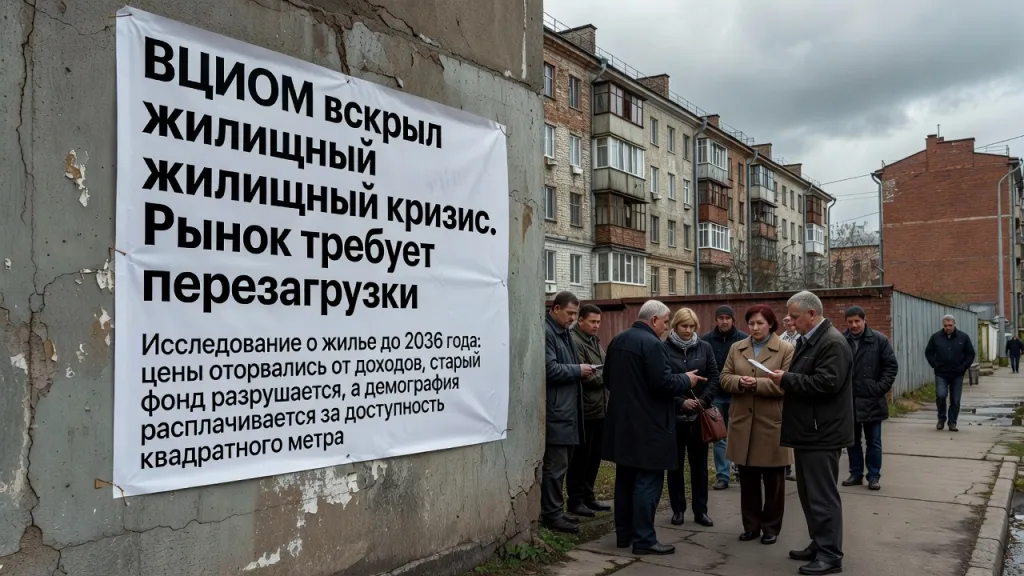 ВЦИОМ вскрыл жилищный кризис. Рынок требует перезагрузки